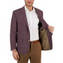 Men's Wool Classic-Fit Ultraflex Stretch Check Blazer