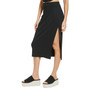 Women's Ribbed Pull-On Midi Skirt