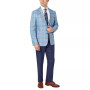 Slim Fit Patterned Linen Sportcoats