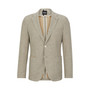 Men's Regular-Fit Micro-Patterned Cloth Jacket