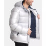 Men's Pearlized Performance Hooded Puffer Coat