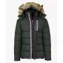 Men's Heavy Tech Puffer Jacket with Hood