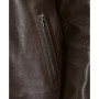 Men's Leather Racer Jacket, Created for Macy's