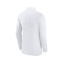 Men's White Paris Saint-Germain Strike Drill Performance Raglan Quarter-Zip Long Sleeve Top