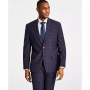 Men's Modern Fit Wool-Blend Plaid Suit Jacket