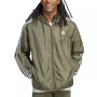 Men's Essentials Woven Three-Stripes Logo Windbreaker