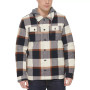 Men's Faux Sherpa Lined Flannel Shirt Jacket