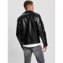 Men's District Faux Leather Zip-Up Jacket