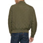 Men's Regular-Fit Diamond-Quilted Bomber Jacket