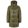 Men's Water-Repellent with Logo Patch Padded Jacket