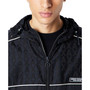 Men's Piped Logo Jacquard Hooded Jacket