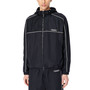Men's Piped Logo Jacquard Hooded Jacket