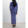 Women's Striped Knitted Skirt