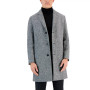 Men's Migor Slim-Fit Melange Wool Overcoat