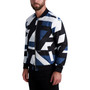 Karl Lagerfeld Men's Color Block Bomber Jacket