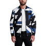 Karl Lagerfeld Men's Color Block Bomber Jacket