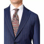 Men's Slim-Fit Berry Stripe Wool Suit Jacket