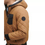Men's Diamond Quilted Faux Sherpa Lined Jacket