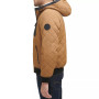 Men's Diamond Quilted Faux Sherpa Lined Jacket