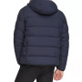 Men's Chevron Stretch Jacket With Sherpa Lined Hood