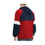 Men's Navy New England Patriots Quarter-Zip Pullover Hoodie Jacket