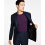 Men's Slim-Fit Textured Suit Jacket