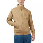 Men's Signature Harrington Zip-Front Embroidered Jacket