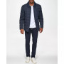 Men's Tech Down Shirt Jacket with Box Quilt Jacket