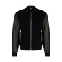 Men's Leather Bomber Jacket