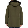 Men's Utility Parka with Faux-Fur Trimmed Hood