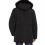 Men's Utility Parka with Faux-Fur Trimmed Hood