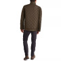 Men's Diamond Quilt Jacket with Faux Sherpa Lining