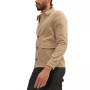 Men's Modern Button-Up Cotton Jacket