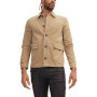 Men's Modern Button-Up Cotton Jacket