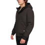 Men's Soft Shell Sherpa Lined Hooded Jacket