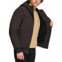 Men's Soft Shell Sherpa Lined Hooded Jacket