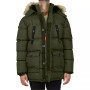 Men's Heavyweight Parka Jacket with Detachable Hood