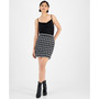 Women's Plaid Tweed High-Waist Pencil Mini Skirt, Created for Macy's