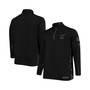 Men's Black Navy Midshipmen OHT Military-Inspired Appreciation Big and Tall Quarter-Zip Jacket