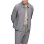 Men's Micro-Patterned Stretch Slim-Fit Jacket