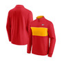 Men's Red and Gold Kansas City Chiefs Block Party Quarter-Zip Jacket