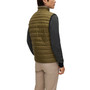 Men's Water-Repellent 3D Logo Tape Padded Gilet Jacket