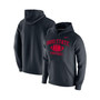 Men's Black Ohio State Buckeyes Retro Football Club Fleece Pullover Hoodie