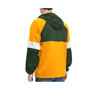 Men's Green Green Bay Packers Quarter-Zip Pullover Hoodie Jacket