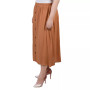 Plus Size Knee Length A-Line Skirt