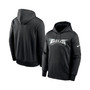 Men's Black Philadelphia Eagles Wordmark Therma Performance Pullover Hoodie