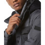 Men's Halifax Fabric Blocked Quilted Hooded Trucker Jacket
