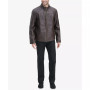 Men's Smooth Leather Jacket, Created for Macy's