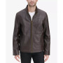 Men's Smooth Leather Jacket, Created for Macy's
