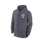 Men's Heather Charcoal Dallas Cowboys Historic Lifestyle Full-Zip Hoodie